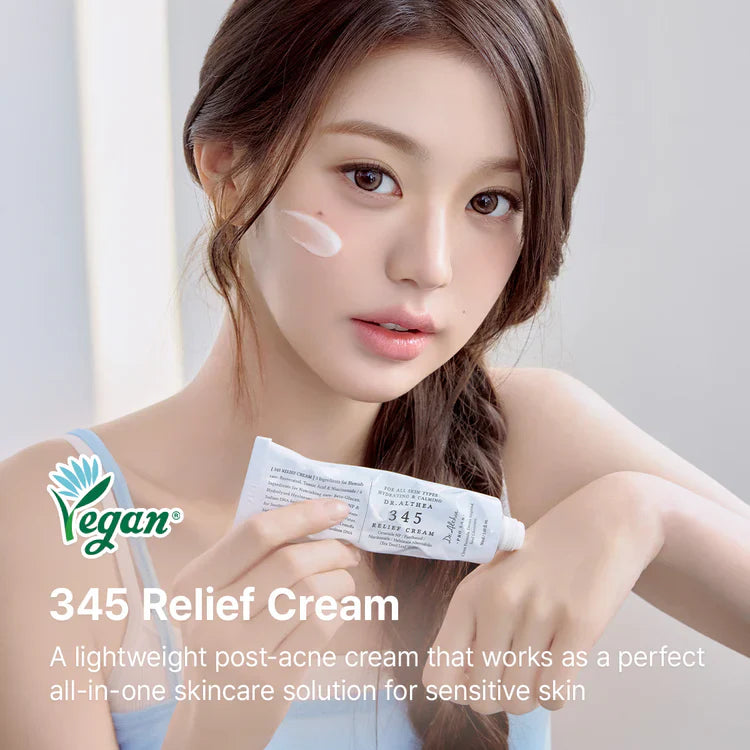 Dr. Althea 345 Relief Cream 50ml | Soothing & Repair Moisturizer for Sensitive Skin