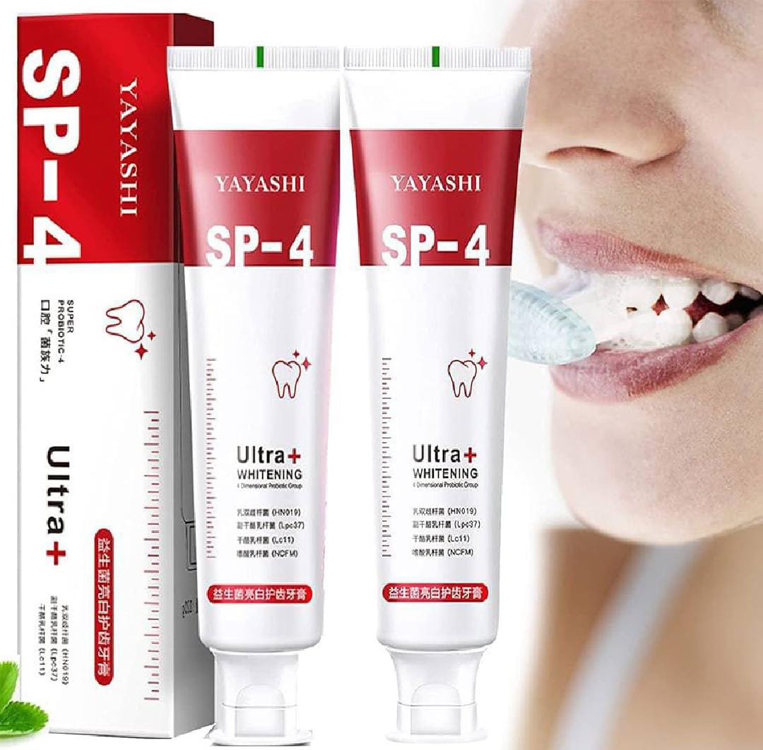 Yayashi SP-4 Ultra+ Whitening Toothpaste – Deep Cleaning & Stain Removal