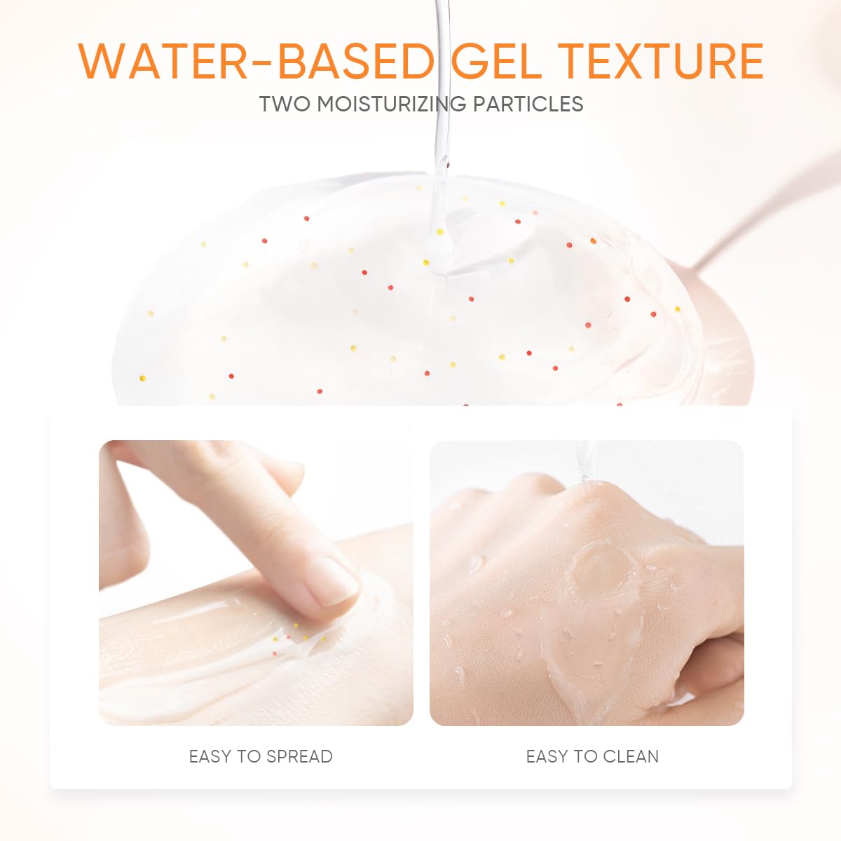 Orange Whitening Exfoliating Brightening Gel – Deep Cleansing Face Scrub