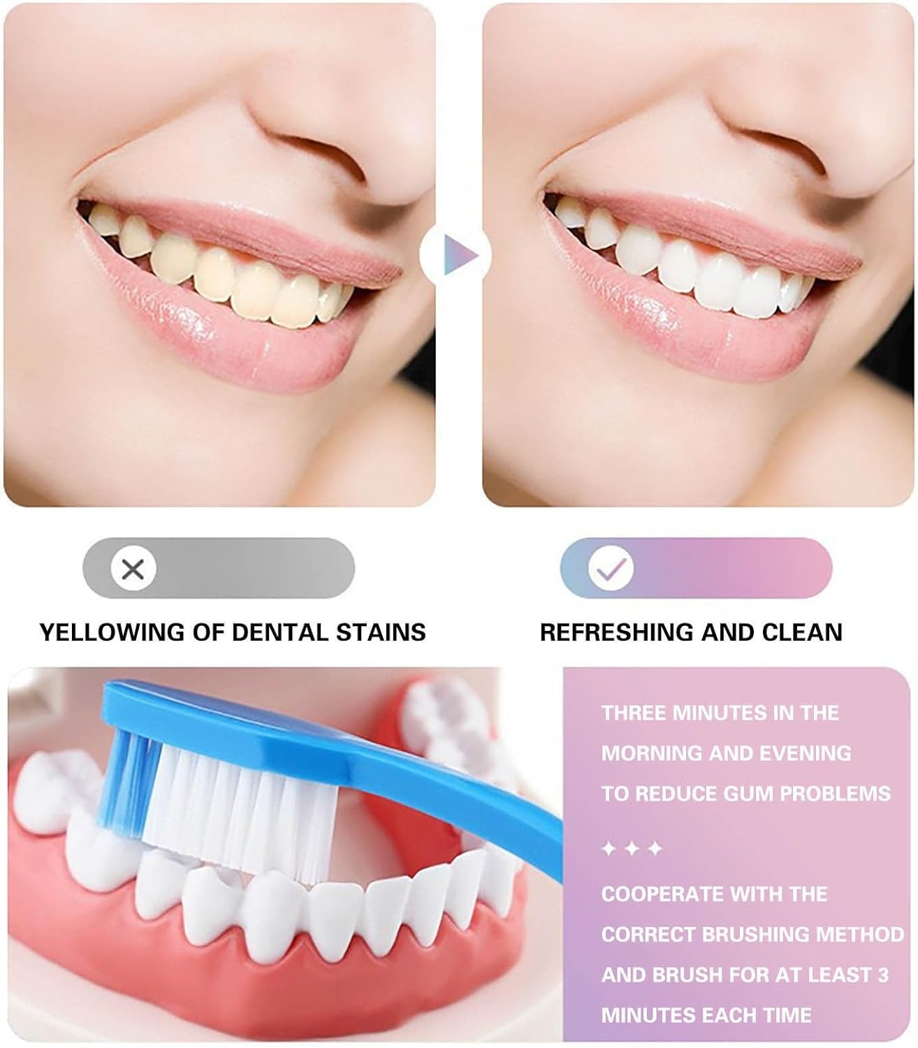 UTOGRU Nicotinamide Whitening Toothpaste Get Whiter Teeth in Just 7 Days — Without Expensive Dental Treatments