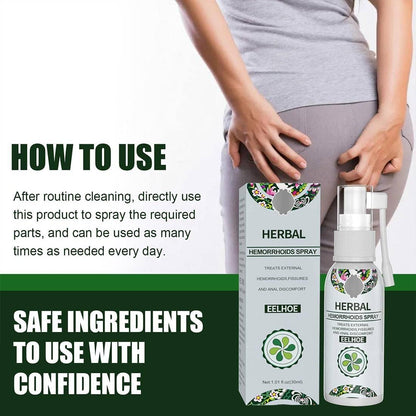 Hemorrhoid Relief Spray – Treatment for Swelling, Itching & Discomfort Support