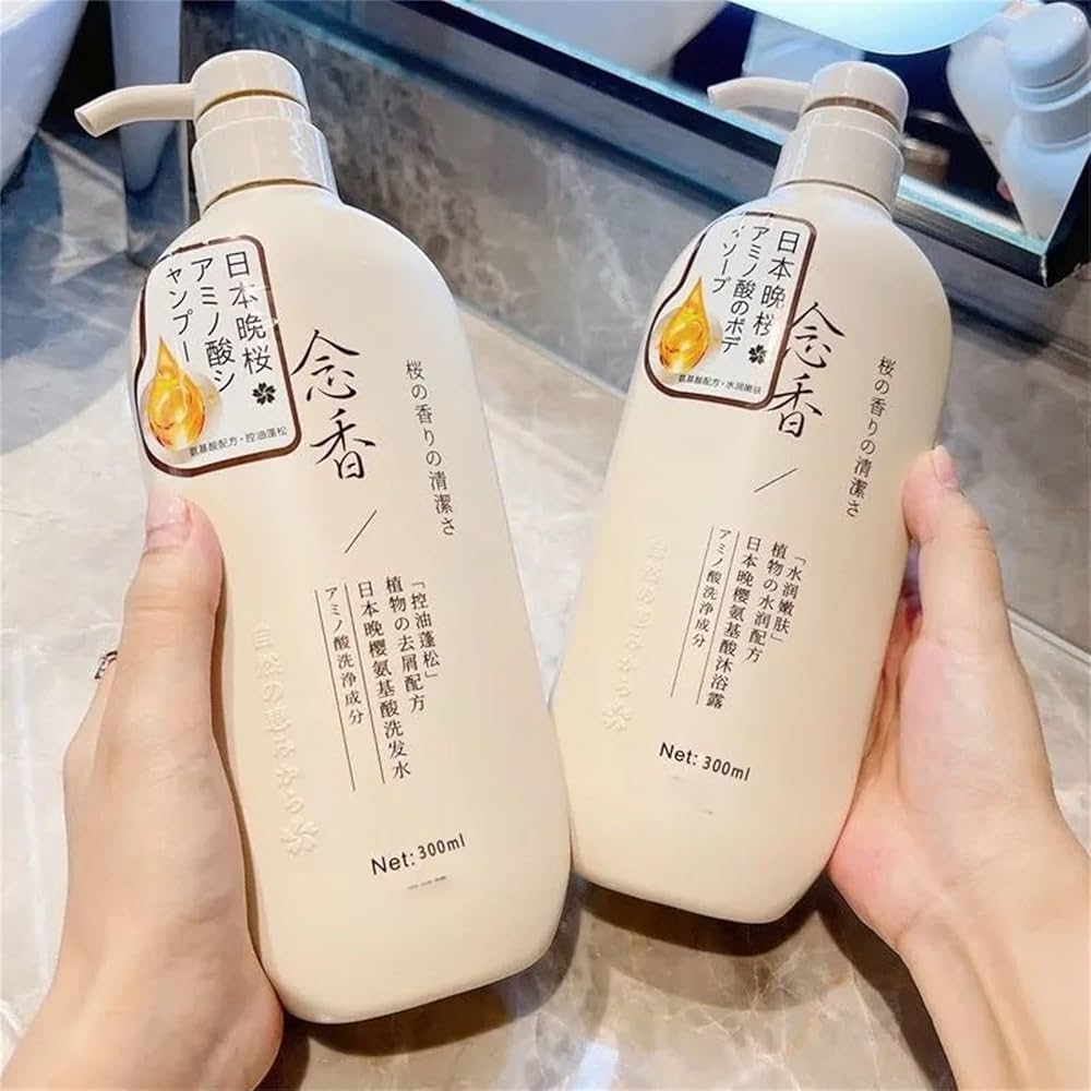 Japanese Amino Shampoo & Conditioner – Hair Repair & Anti-Hair Loss Formula