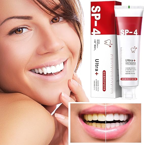 Yayashi SP-4 Ultra+ Whitening Toothpaste – Deep Cleaning & Stain Removal