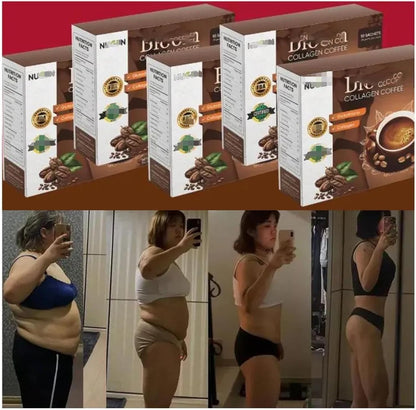 Collagen Coffee Powder Sachets – Beauty-Enhancing Slimming Coffee