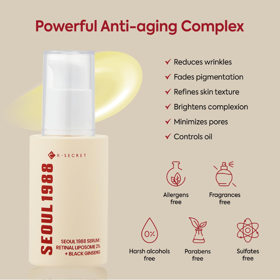 K-SECRET SEOUL 1988 Retinal Serum - Korean Skincare Serum