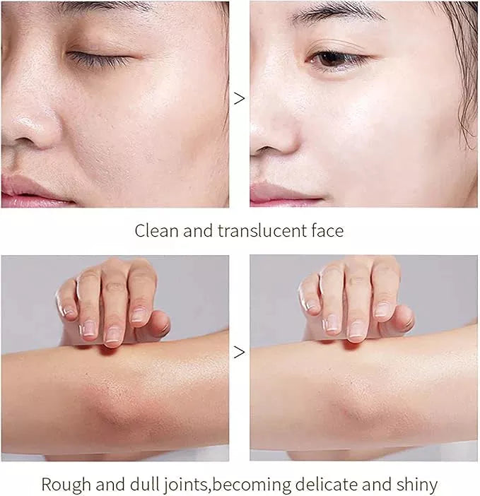 Orange Whitening Exfoliating Brightening Gel – Deep Cleansing Face Scrub