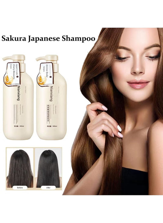 Japanese Amino Shampoo & Conditioner – Hair Repair & Anti-Hair Loss Formula